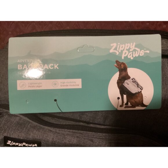 Zippy Paws Adventure Backpack For Medium Dogs Lightweight, Large Pockets - Picture 3 of 9